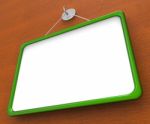 Blank Noticeboard Copy Space Shows Display Space Stock Photo