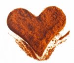 Heart Red Powder  Stock Photo