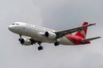 Shenzhen Airlanes Plane In The Sky Stock Photo