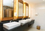 Interior Of Modern Private Toilet Or Restroom Stock Photo