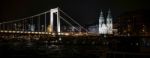 Szent Anna Templom Illuminated At Night In Budapest Stock Photo