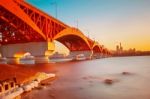 Seongsan Bridge In Korea Stock Photo