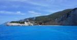 The World Famous Beach Of Porto Katsiki, Lefkada Island, Greece Stock Photo