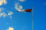 Waving Norway Flag Background Stock Photo