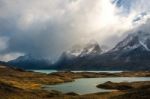 The Torres Del Paine National Park In The South Of Chile Is One Stock Photo