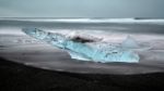 View Of Jokulsarlon Beach Stock Photo