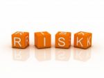 Risk Blocks Stock Photo