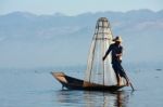 Life At Inle Lake, Myanmar Stock Photo