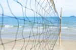 Beach Volleyball Stock Photo