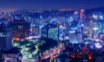 Cityscape With Blur Motion Stock Photo