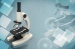 Microscope Stock Photo