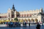 The Cloth Hall In Krakow Stock Photo