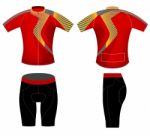 Cycling Clothing Style Stock Photo