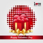 Red Love Heart, Valentines Day Concept Stock Photo