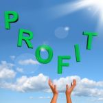 Catching Profit Word Stock Photo