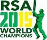 South Africa Sa Cricket 2015 World Champions Stock Photo