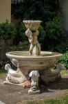 Ornamental Fountain In Calahonda Stock Photo