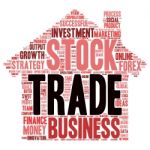 Business & Finance Related Word Cloud Background Stock Photo