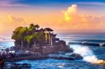 Tanah Lot Temple In Bali Island Indonesia Stock Photo