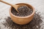 Chia Seeds Stock Photo