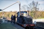 Bluebell Steam Train At Sheffield Park Station Stock Photo