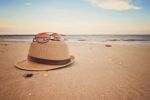 Beach Items Stock Photo