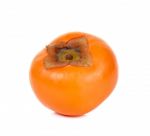 Persimmon Isolated On The White Background Stock Photo