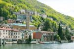 Lugano Lake Stock Photo