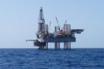 Offshore Oil Rig Stock Photo