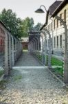 Auschwitz Concentration Camp In Oswiecim Poland Stock Photo