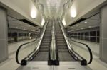 Escalators Stock Photo