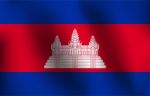 Flag Of Cambodia -  Illustration Stock Photo