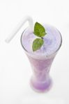 Smoothie With Straw Stock Photo