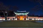 Hwaseong Fortress In Suwon,korea Stock Photo