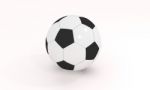 Realistic Soccer Ball On White Background Stock Photo