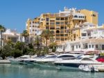 Cabo Pino, Andalucia/spain - May 6 : Boats In The Marina At Cabo Stock Photo