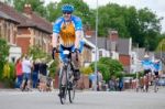 Cyclists Participating In The Velethon Cycling Event In Cardiff Stock Photo