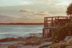 Kings Beach In The Sunshine Coast, Queensland Stock Photo