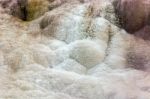 Mammoth Hot Springs Stock Photo