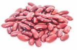 Kidney Beans On White Background Stock Photo