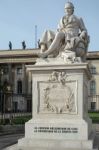 Humboldt Statue Outside Humboldt University In Berlin Stock Photo