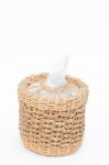 Craft Weave Tissue Paper Box Stock Photo