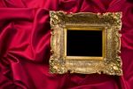 Gold Picture Frame Stock Photo