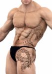 Tattooed Man Stock Photo