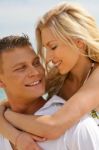 Smiling Young Couple Stock Photo