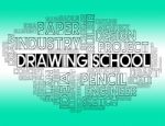 Drawing School Shows Draft Study And Designer Stock Photo