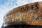 Cardiff/uk - August 27 : Millennium Centre In Cardiff On August Stock Photo