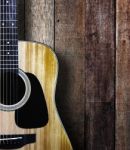 Acoustic Guitar Stock Photo