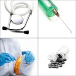 Medical Collage Stock Photo