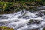 View Of The East Lyn River Stock Photo